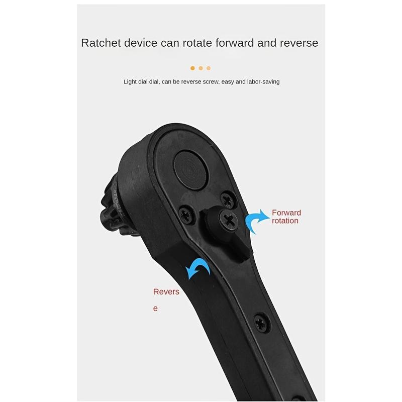 4pcs iron drill wrench, upgraded second generation, exchange head key,