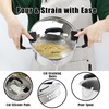 Rorence Stainless Steel Stock Pot with Pour Spout & Silicone