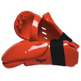PROFORCE Thunder Double Layered Punches Karate Sparring Gloves - Red - Large