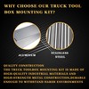MCMMLDM Truck Tool Box Mounting Kit,J Hook Crossover Toolbox Clamps