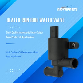 NOVAPARTS 4H0121671D Heater Control Water Valve for Volkswagen Atlas Golf GTI Jetta Tiguan & A3 A4 A5 A6 A7 Quattro A8 Quattro Q3 Q5 Q7 Q8 S3 S6 S7 S8 RS7 TT Replaces # 4H0121671B