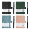 Mulaibdin 4 Pcs Pocket Notebook, Small Notebooks Pocket Size, A7