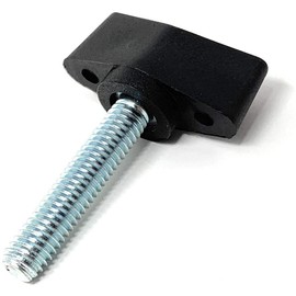 Design61 4 x Plastic Wing Screws with Threaded Bolts Steel M6 x 20 mm