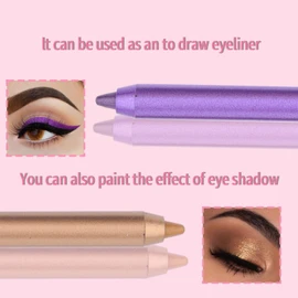 FantasyDay 12 Colorful Eyeliner Pen Set,Eye Shadow Pencil,Pearl Eyeliner Kit Metallic Eyeliner Pencil Glitter Eyeliner for Women Eye&Lip Liner Professional Colorful Eyeliner Eye Color Eye Makeup Set