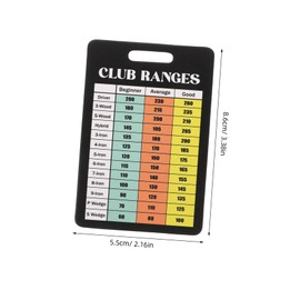BESPORTBLE 10pcs Golf Scorecards Organizer Durable Scorekeeper for Tracking Lightweight and Portable Golf Competition Score Book Stylish Design