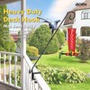 iBorn Deck Hook for Bird Feeder, Hummingbird Feeder Hanger for