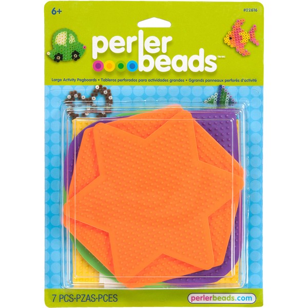 Perler Beads Assorted Pegboard Set Arts and Crafts for Children, 5 pcs