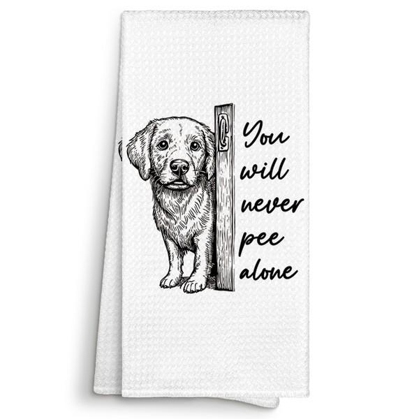 Sviojuce Funny Golden Retriever Bathroom Hand Towels Decor 16x24, You