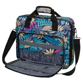 BAGLHER Cross Stitch & Embroidery Organizer Bag - Large Portable Project Storage with 3 Compartments, Travel Friendly Carrying Case for 11.2" Hoops, Threads, Supplies (Hawaii)
