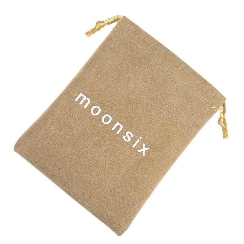 moonsix Set of 4 Agate Slice Cabinet Knobs with Screws,