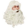 Men's Deluxe Santa Wig and Beard Set Santa Beard and