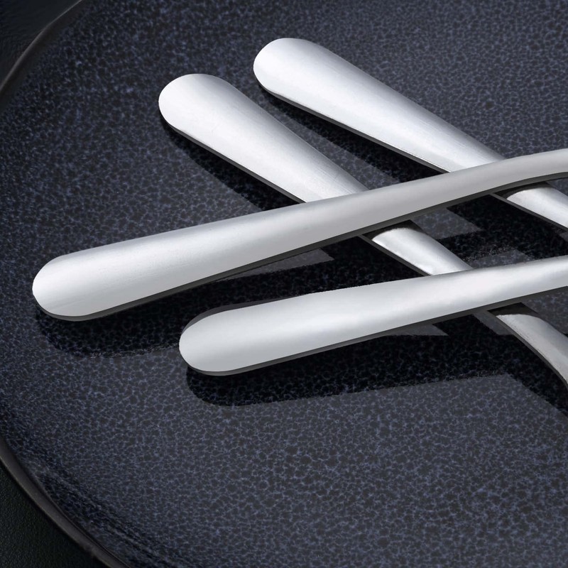Unokit Stainless Steel Dinner Forks Silverware - 24 Pieces (7.1