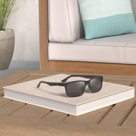 DUCO Mens Sunglasses Polarized Rectangle Sunglass for Men Lightweight Carbon Fiber UV400 Protection 8206