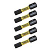 5 x SabreCut SCRH532_5 32mm H5 Hex Magnetic Impact Screwdriver