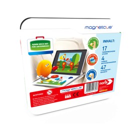 Noris Spiele 606041770 Magn Eticus Magnetic Mosaic – Zoo