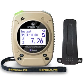 Shot Timer with Belt Clip -2025 Upgraded Shot Timer for Shooting Competition, Dry Fire Practice, Bluetooth Connect, Auto Backlight & Loud Buzzer, Ideal for IPSC, IDPA, USPSA