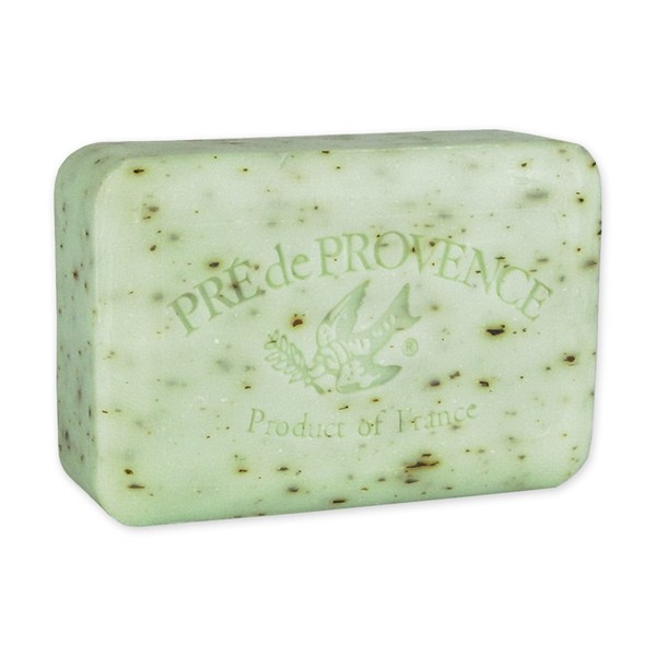 Pre de Provence Artisanal Soap Bar, Enriched with Organic Shea Butter, Natural French Skincare, Quad Milled for Rich Smooth Lather, Rosemary Mint, 8.8 Ounce