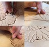 Leathercraft Carving Engraving, Set of 20, Flowers, Butterflies, Leaves, Drops,
