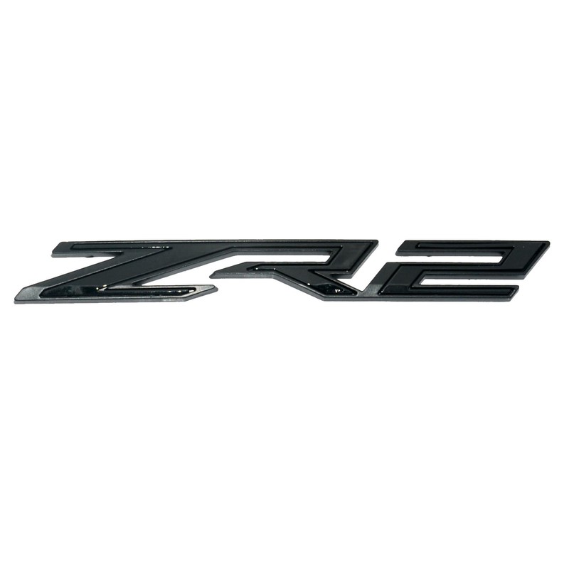 1Pc ZR2 Emblem 3D Badge Letter Rear Tailgate Nameplate Sticker