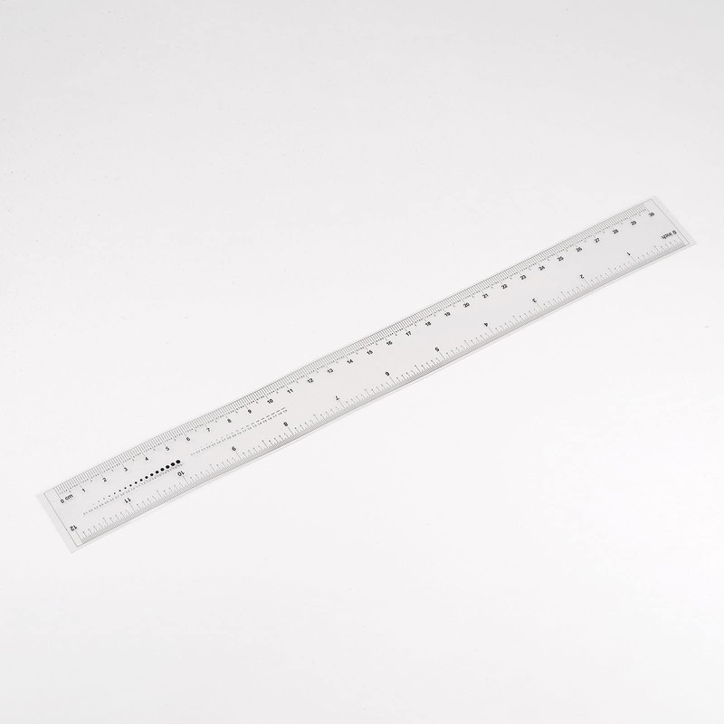 HARFINGTON Film Flexible Ruler 12 Inch 1mm Scale PET Plastic