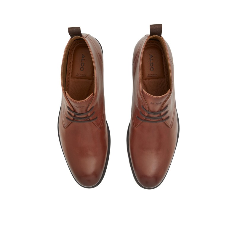 ALDO Men's Watson Ankle Boot, Cognac, 12