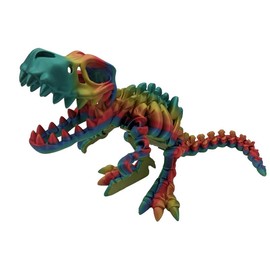 Flexi Rexi Skeleton - Artiulated Fidget - Dinosaur - T-rex - Size: Large