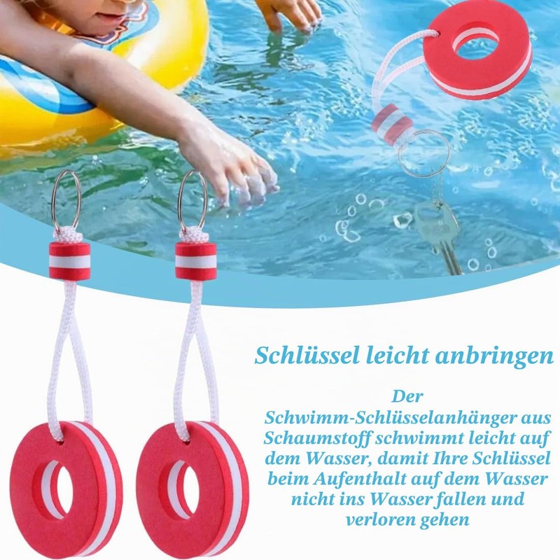 Floating Keyring for Boat Keys, Pack of 2 Protects Small