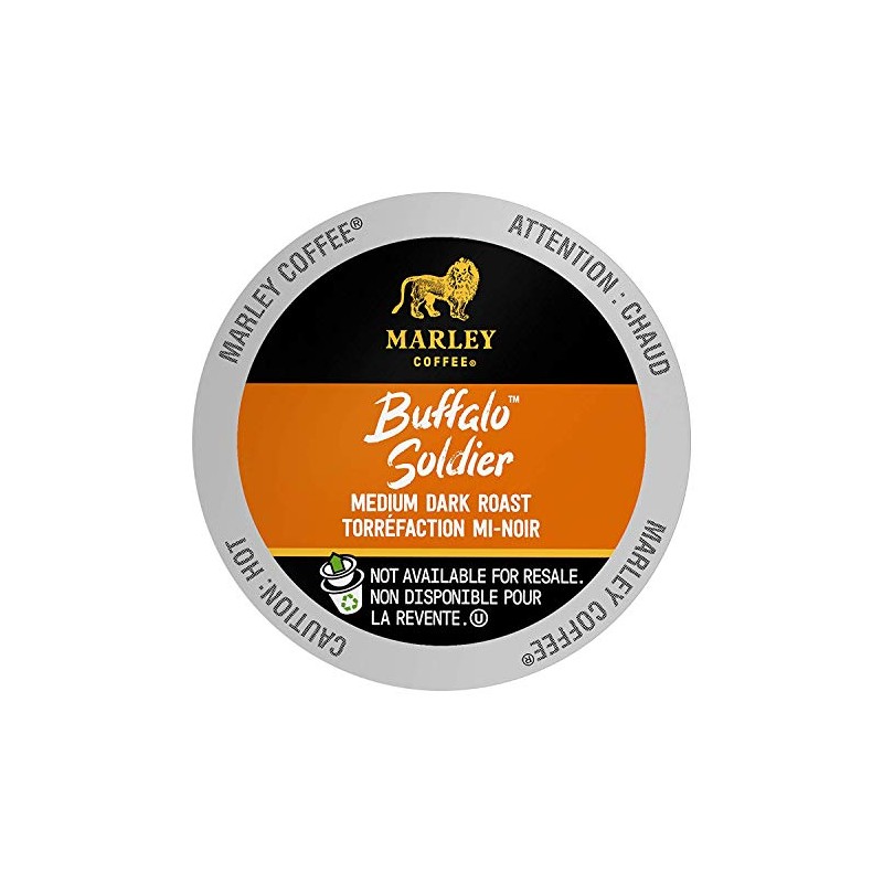 Marley Coffee, Buffalo Soldier, 96 Count Single Serve Cups