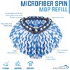 KLEEN HANDLER Microfiber Spin Mop Replacement Head Refills | Compatible