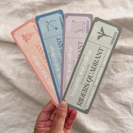 Basgiath War College Bookmark Set - Choose your Quadrant: Set of 4