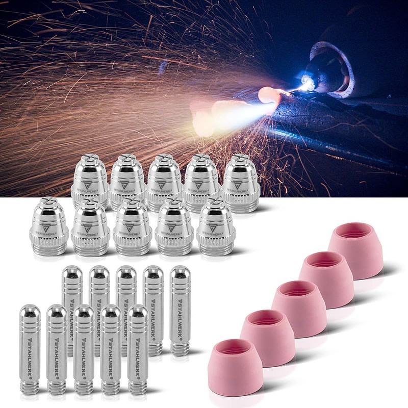 STAHLWERK AG-60 Plasma Accessories Wear Parts Plasma Nozzles + Electrodes