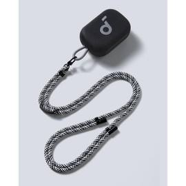 Soundcore lanyard for Select 4 Go Speaker, Cell Phone Lanyard for Neck or Shoulder, Adjustable Phone Strap Compatible with Car Keys and Keychains (Black)