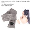 Electric Heated Neck Scarf Vibration Massage Double Sided Velvet Thick