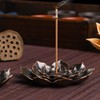 SLKIJDHFB Incense Burner - Lotus Stick Incense Holder 6 Incense