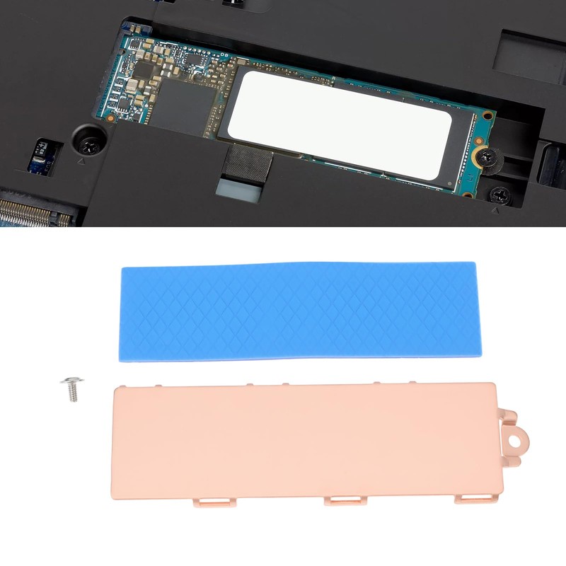 VGOL 1-seitiger Kühlkörperkühler mit Thermischem Silikonpad Geeignet für M.2 SSD-Laptop