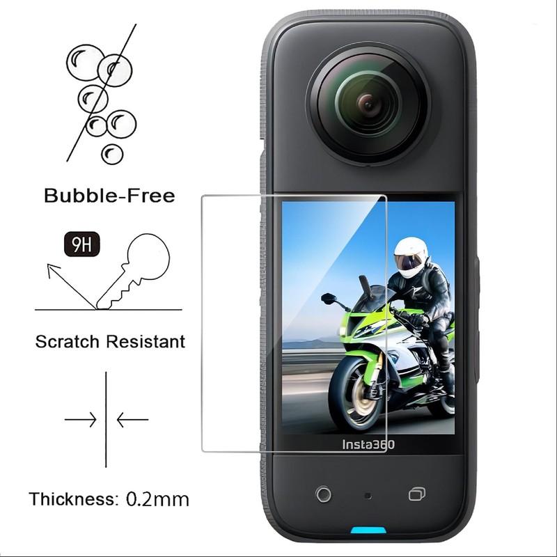 GIOPUEY Screen Protector for Insta360 X5/X4, [Pack of 6] HD