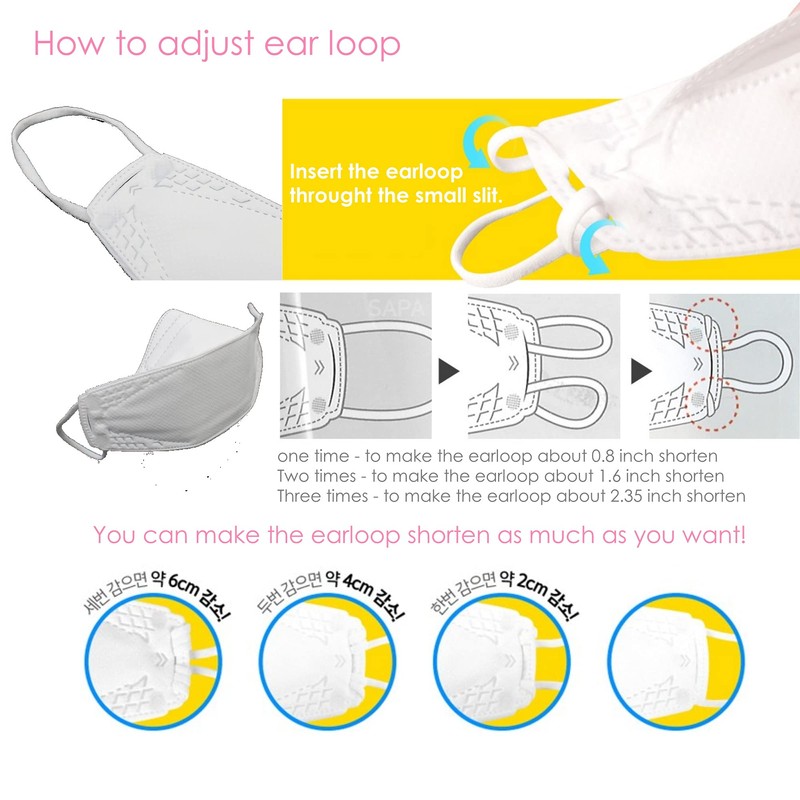 [5 Pack] (Age 2 to 4) You & I White