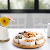 SOUJOY 11'' Lazy Susan Serving Tray, Porcelain 360° Rotatable Serving