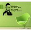 Wallstick Virat Kohli with Quotes Wallsticker (Vinyl 85 cm x