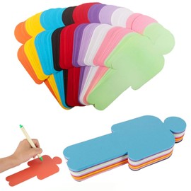 JINJUMEI Pack of 150 Colourful Presentation Cards, Vocabulary Cards, Human 10 Colours, Presentation Cards, Round Cards Set for Office, School, Presentation, Lecture, Presentation, Teacher Supplies (20