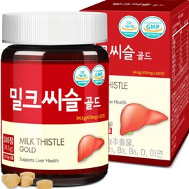 Milk Thistle Gold Premium (6-month supply) Vitamin B1+B2+B3 (100%: Daily Value)+D+Zinc/Silymarin 130mg / 밀크씨슬골드 프리미엄 (총 6개월분) 비타민 B1+B2+B3 (100%:1일 영양성분 기준 )+D+아연실리마린 130mg