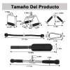7 Agarradera Maneral Recta V Doble D Trícep Cuerda Gimnasio