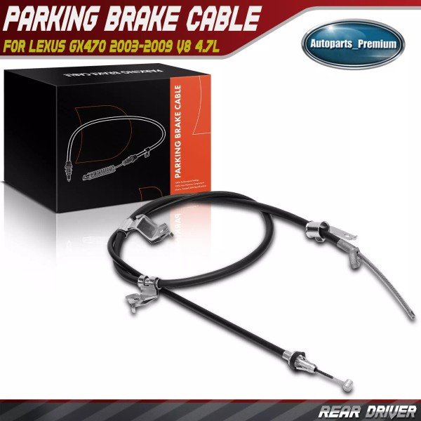 Unbranded Rear Driver Left Parking Brake Cable for Lexus GX470