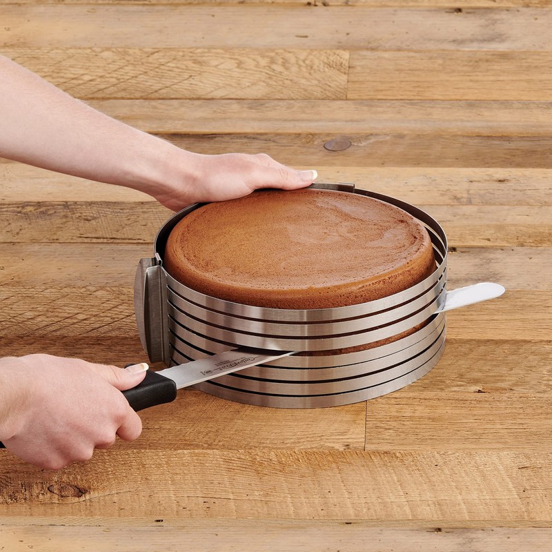 Mrs. Anderson's Baking Multi 7-Layer Slicer Leveler, Fits 9 to