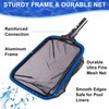 POOLAZA Deluxe Swimming Pool Cleaning Kit Including 20'' Pool Brush
