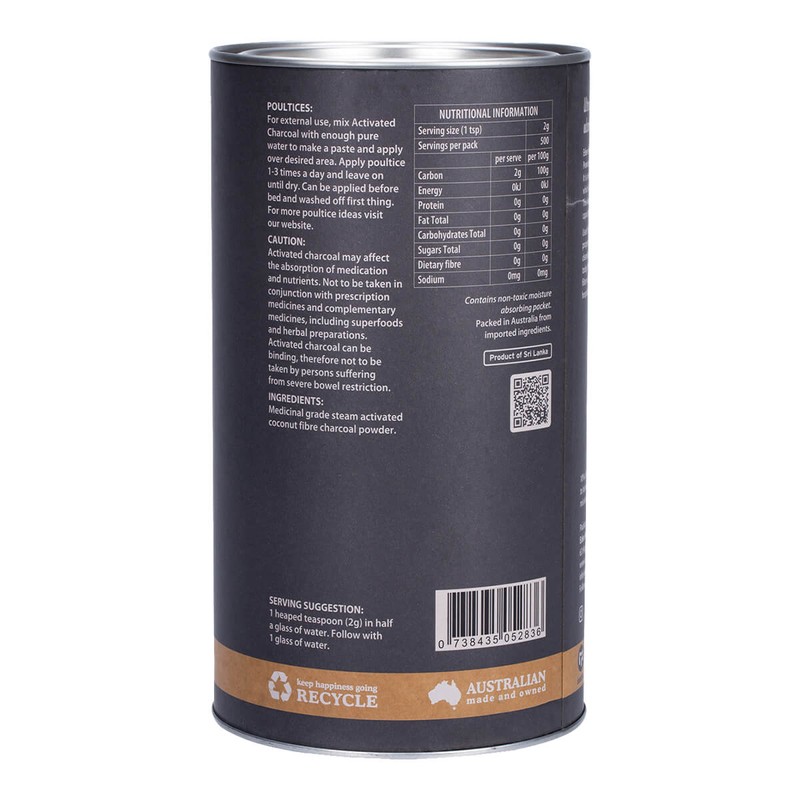 Eden Healthfoods Activated Charcoal Powder, 1kg