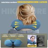 HIKENTURE Inflatable Aeroplane Neck Pillow with Cushion Cover - Inflatable