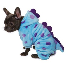 Disfraz de Dinosaurio para Perro, Sudadera con Capucha para Perro, Abrigo para Clima frío, Disfraz de Invierno para Perros pequeños, medianos y Gatos, Pijama para Perro para Navidad y Halloween