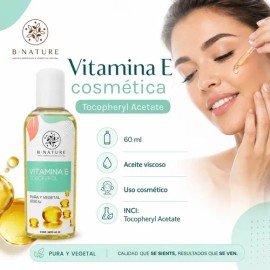 Vitamina E Pura B Nature 60 Ml Para Cosmética Y Cremas