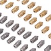 52Pcs 3D Printer Nozzle Stainless Steel Brass with Cleaning Tool